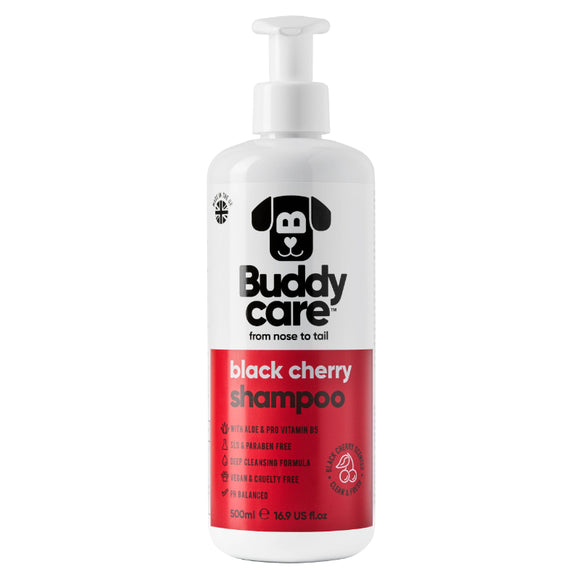 Buddy Care Dog Shampoo - Black Cherry (500ml)