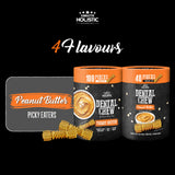 Absolute Holistic BOOST! Dental Chew Value Tub for Dogs - Peanut (2 sizes)