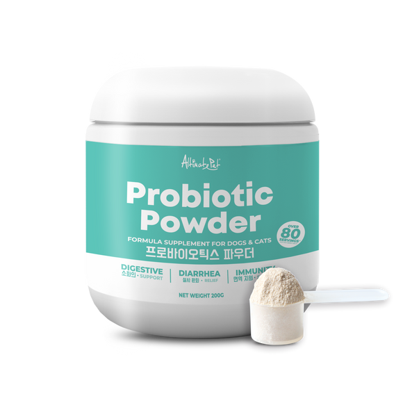 Altimate Pet Probiotic Powder Supplement For Dogs & Cats - Over 80 Servings (200g)