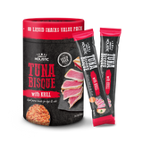 Absolute Holistic Liquid Treats for Cats & Dogs - Tuna Bisque with Krill (Tub) | (15g x 60 Sticks)