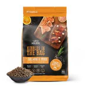 Absolute Holistic Kibbles In The Bag Hypoallergenic Recipe Small Bites Dog Dry Food - Salmon & Pork (2 sizes)