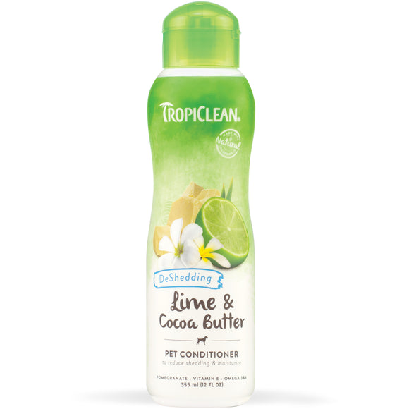 Tropiclean DeShedding Lime & Cocoa Butter Pet Conditioner (12 fl oz)