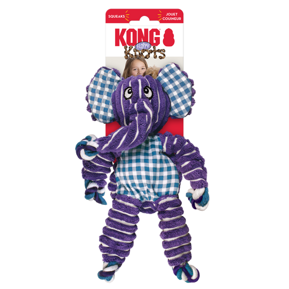 Kong Floppy Knots Elephant (2 sizes)