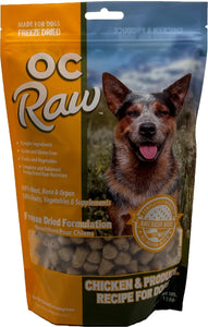 OC Raw Dog Meaty Rox Chicken Freeze-Dried Dog Food (5.5oz)