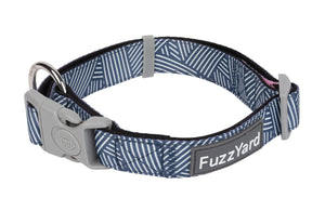 Fuzzyard Dog Collar - Thornbury Aegean Blue (3 sizes)