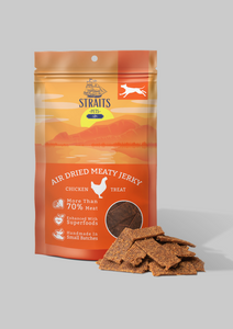 Straits Pets Air Dried Meaty Jerky (Chicken) For Dogs (100g)