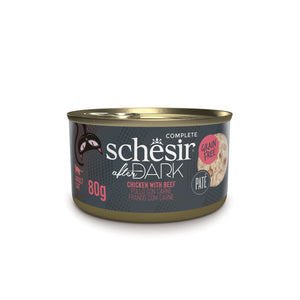 Schesir After Dark Pate Wet Food for Cats - Chicken with Beef (80g)