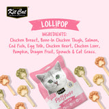 Kit Cat Party Packs Freeze Dried Treats for Cats - Lollipop (30g)
