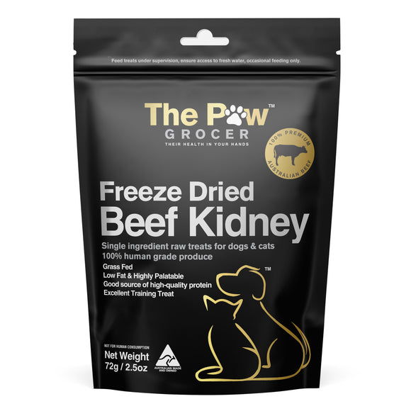 The Paw Grocer - Black Label Beef Kidney Cat & Dog Treats [Wt : 72g]