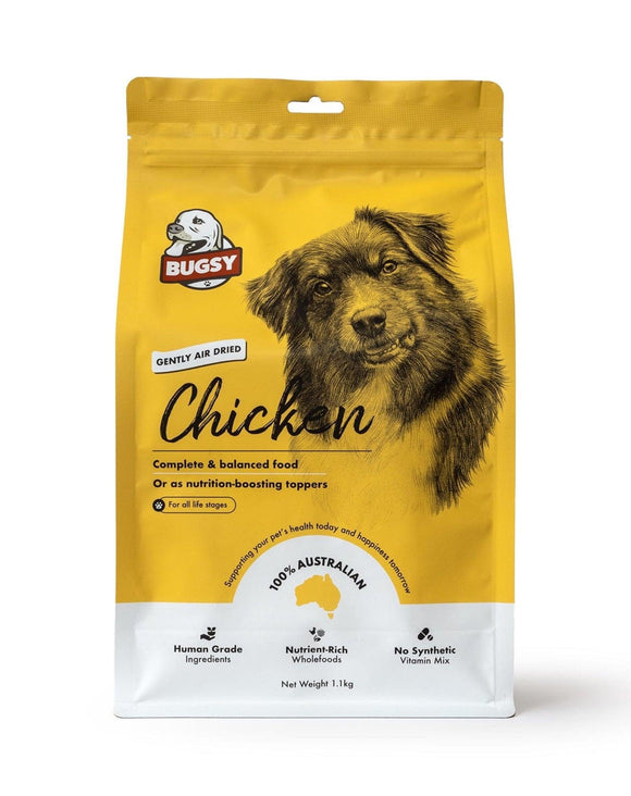 Bugsy's Chicken Air-Dried Food – For Immunity, Joint Health & Overall Wellness (2 sizes)
