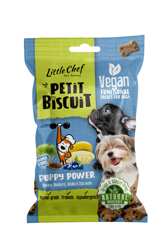 Little Chef Grain Free Puppy Power Functional Treats for Dogs (100g)