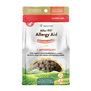 NaturVet Scoopables Aller-911 Allergy Aid Dog Supplement [Wt : 11 oz ]
