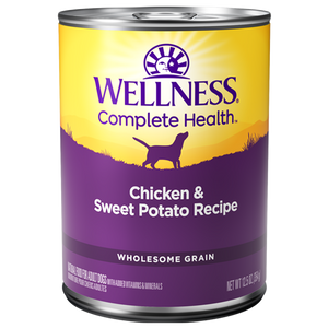 [WN-CanChicken] Wellness Complete Health Pate Chicken & Sweet Potato Canned Food for Dogs (12.5oz)