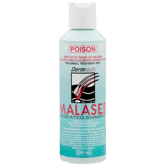 Dermcare Malaseb Medicated Shampoo (3 sizes)
