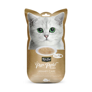 Kit Cat Purr Puree Plus+ Urinary Care Treats for Cats (Tuna & Cranberry) 4 x 15g sachets