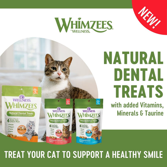 Whimzees Cat Dental Treats (2 sizes)