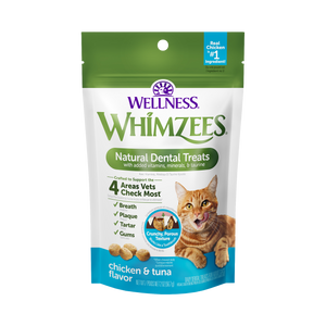 Whimzees Cat Dental Treats - Chicken & Tuna Flavor (2 sizes)