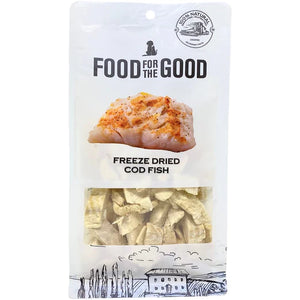 Food For The Good Cod Fish Freeze-Dried Treats for Dogs & Cats (50g)