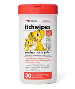 Petkin Itch Wipes (30ct)