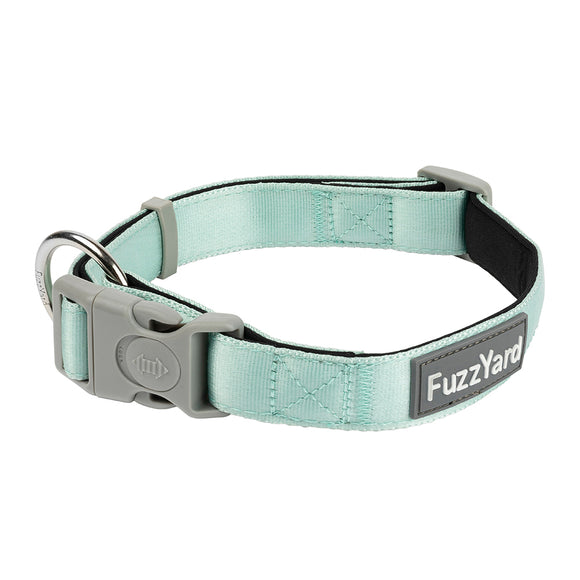 Fuzzyard Plain Collar - Mint (3 sizes)