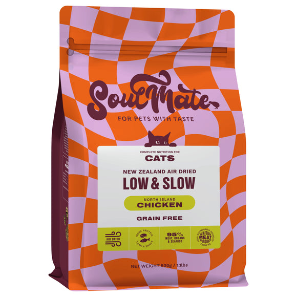 SoulMate Low & Slow North Island Chicken Air Dried Cat Food (2 sizes)