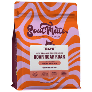 SoulMate Roar Roar Roar High Country Red Meat Freeze Dried Cat Food (2 sizes)