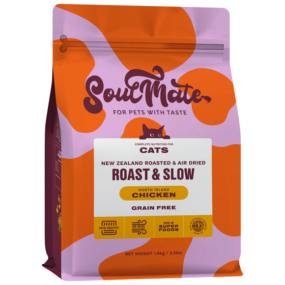 SoulMate Roast & Slow North Island Chicken Baked and Air Dried Cat Food (2 sizes)