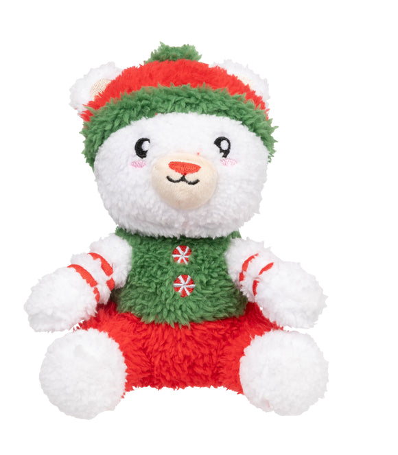 FuzzYard Christmas Dog Toy - Polar Abdul [Size:Small]