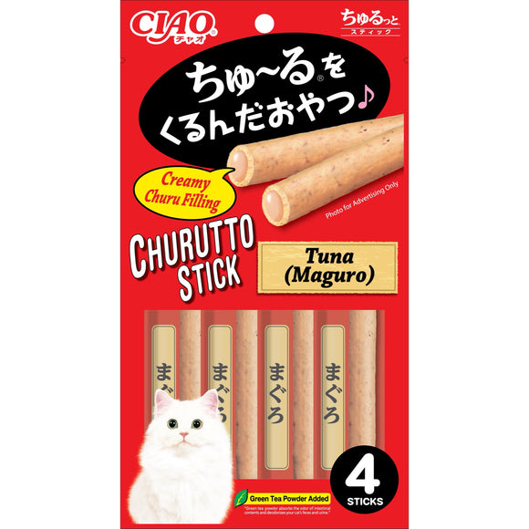 [CICS121] CIAO Churutto Stick Maguro Formula Treats for Cats (7gx4pcs)