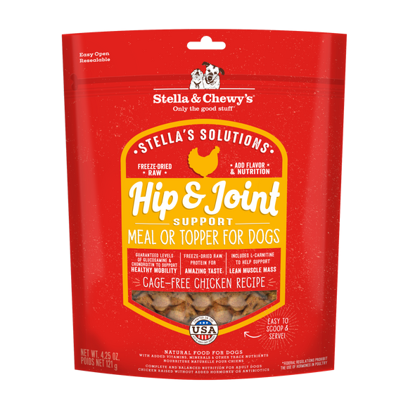 Stella & Chewy’s Stella's Solutions Freeze Dried Raw Hip & Joint Joint Support Cage-Free Chicken Recipe (2 sizes)