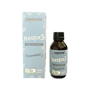 Pawsome Organics Restor3 Seaweed for Dogs & Cats (100ml)