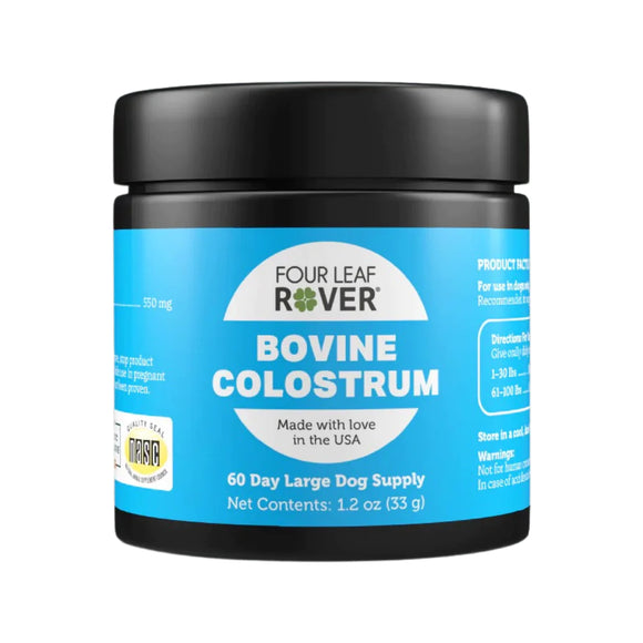 Four Leaf Rover Bovine Colostrum - Healthy Immune Balance for Dogs (33g)