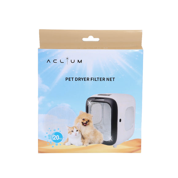 [AC-A-21] Aclium Filter Net for A-10 Pet Air Dryer (20 pieces)