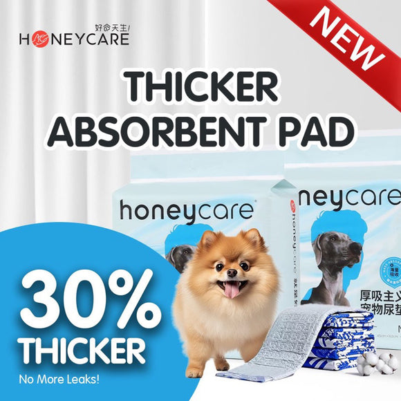 Honeycare Thicker Absorbent Pads for Pets (3 sizes)