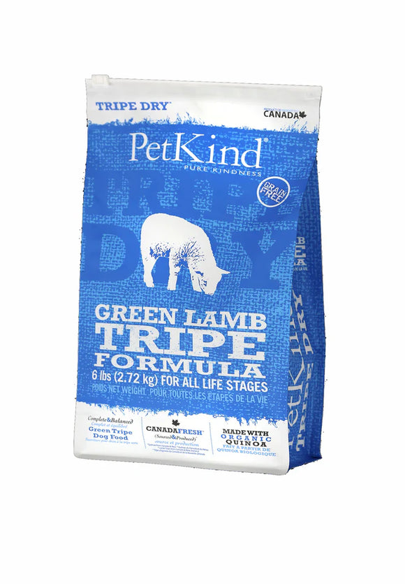 PetKind Green Lamb Tripe Grain-Free Dry Dog Food (2 sizes)