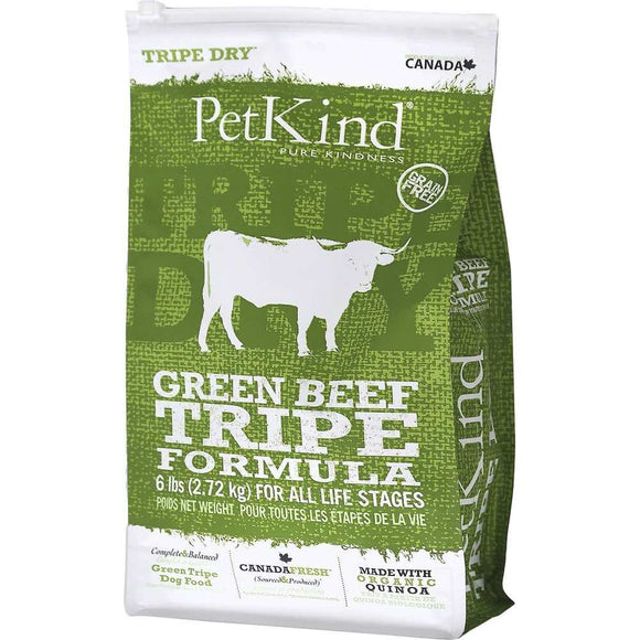 Petkind Green Beef Tripe Grain-Free Dry Dog Food (2 sizes)