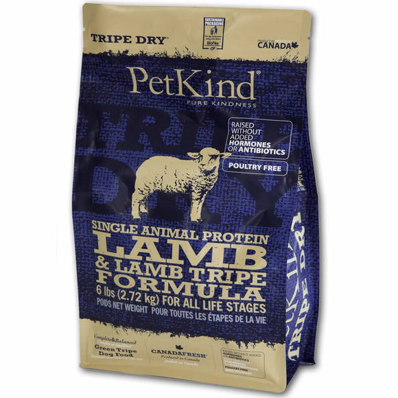 Petkind Single Animal Protein Lamb & Lamb Tripe Grain-Free Dry Dog Food (2 sizes)