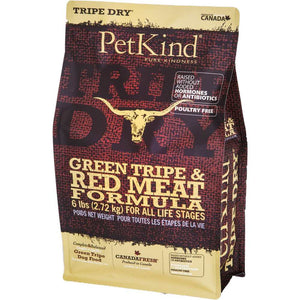 Petkind Green Tripe & Red Meat Grain-Free Dry Dog Food (2 sizes)