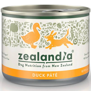 Zealandia Free-Run Duck Pate Grain-Free Adult Canned Dog Food (185g)