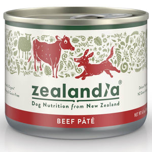 Zealandia Free Range Beef Canned Dog Food (185g)