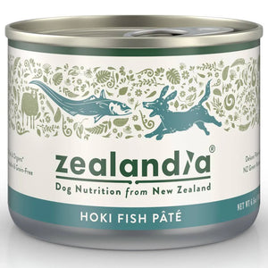 Zealandia Wild Hoki Fish Pate Grain-Free Adult Canned DOG Food (185g)
