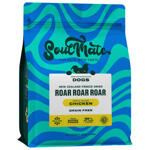 SoulMate Roar Roar Roar North Island Chicken Freeze Dried Dog Food (2 sizes)