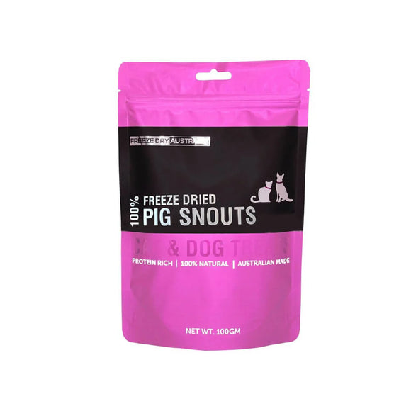 Freeze Dry Australia Pig Snouts (100g)