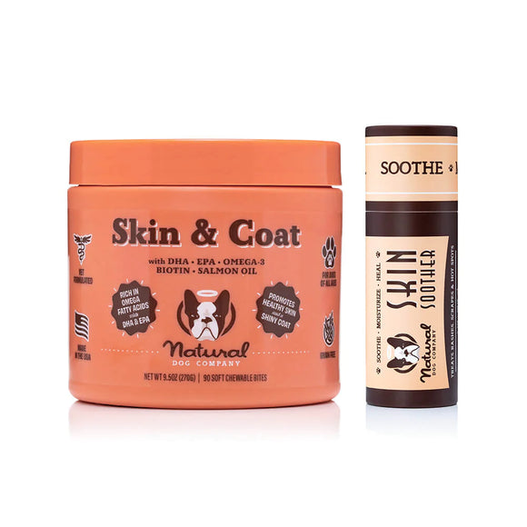 [Bundle Deal] Natural Dog Company Skin & Coat Essentials Duo