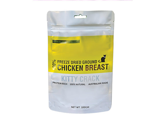 Freeze Dry Australia Kitty Crack Ground Chicken Breast (100g)