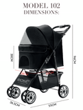 BNDC Pet Stroller 102 (Black)