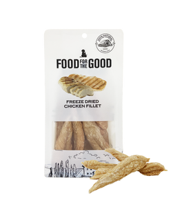 Food For The Good Chicken Fillet Freeze-Dried Treats for Dogs & Cats (100g)