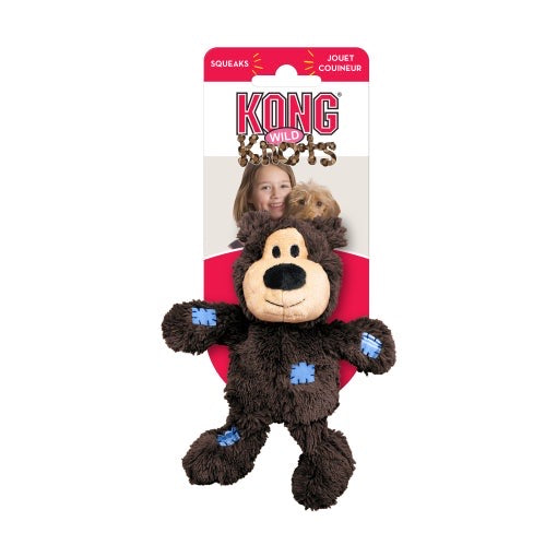 KONG Wild Knots Bear (Dark Brown) 4 sizes