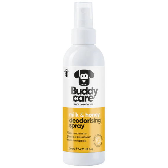 Buddy Care Dog Deodorising Spray - Milk & Honey 200ml