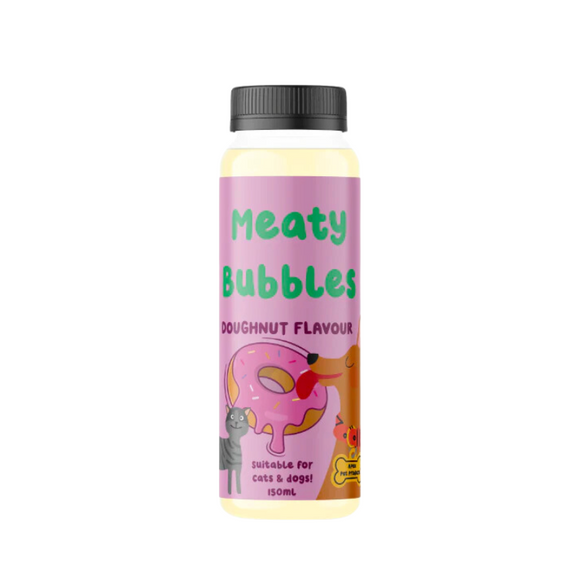 Meaty Bubbles - Doughnut Flavour Playtime Toy for Dogs & Cats (150ml)